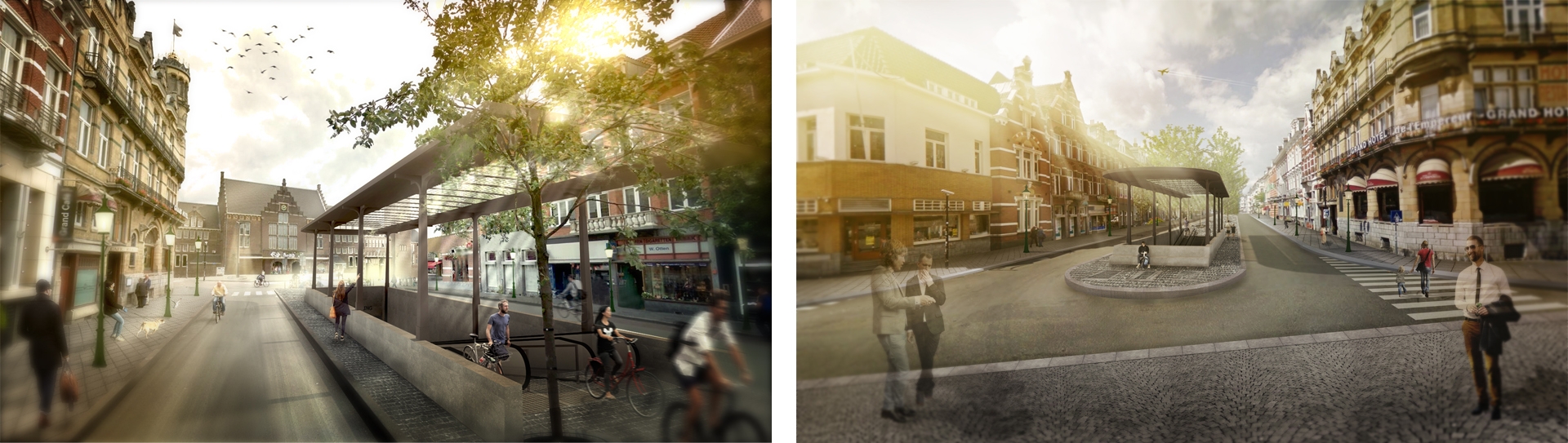 Stationsplein Maastricht artist impression Stationsplein Maastricht artist impression
